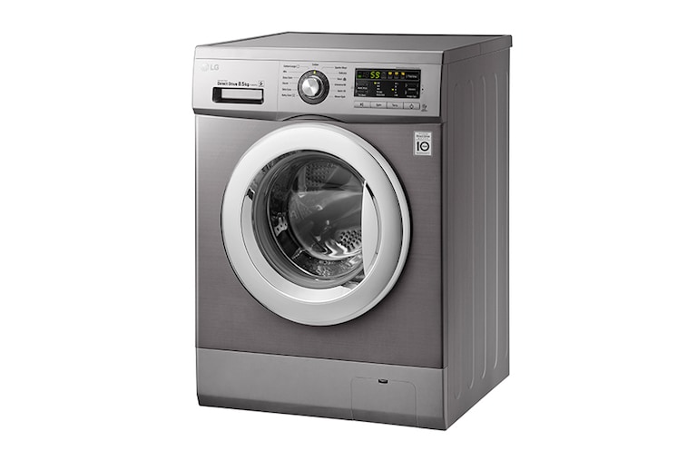 LG Lavarropas Carga Frontal de 8,5Kg   Velocidad de Centrifugado 1400RPM, F1400TD, thumbnail 3